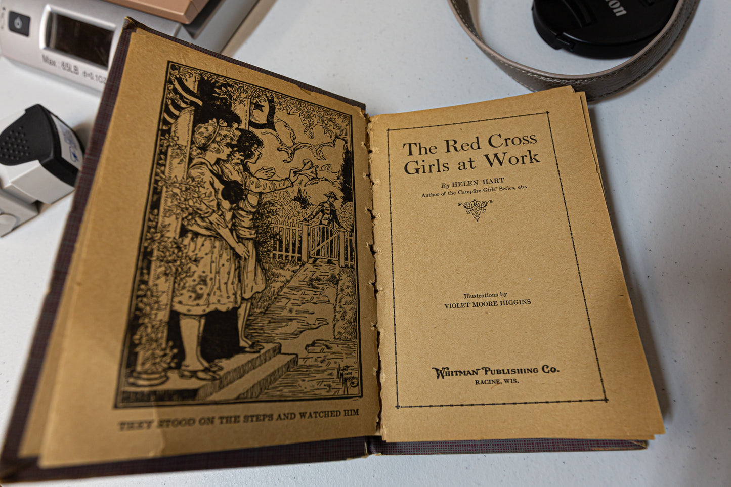 The Red Cross Girls at Work by Helen Hart Hardcover First Edition, Copyright 1917
